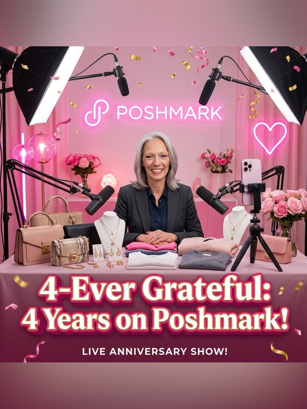 “4-Ever Grateful: 4 Years on Poshmark!” Unlisted